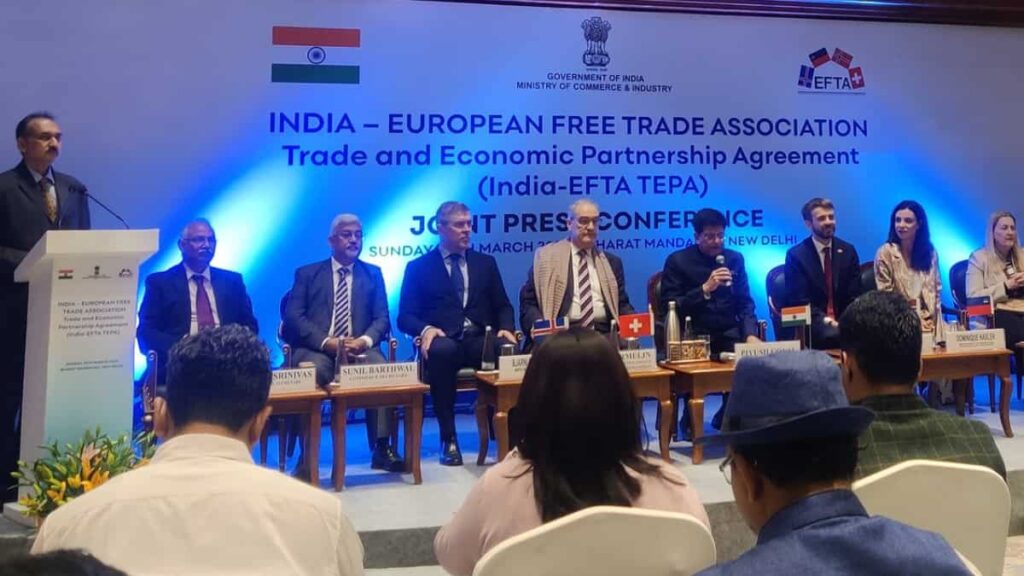 EFTA- efta trade agreement with India - Efta agreement - Efta full form 