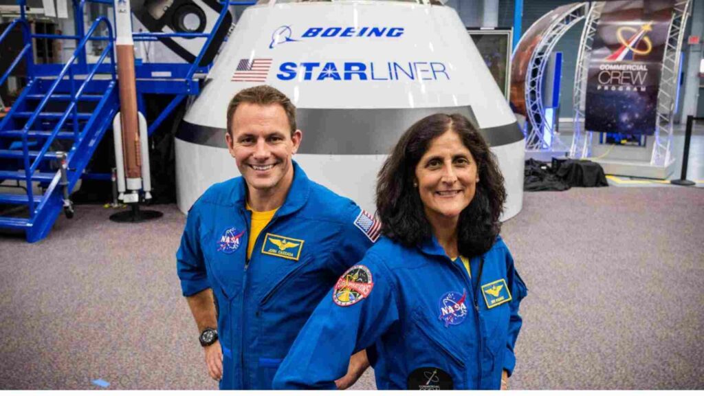 Astronaut Sunita Williams - starliner- nasa - isro - sunita williams