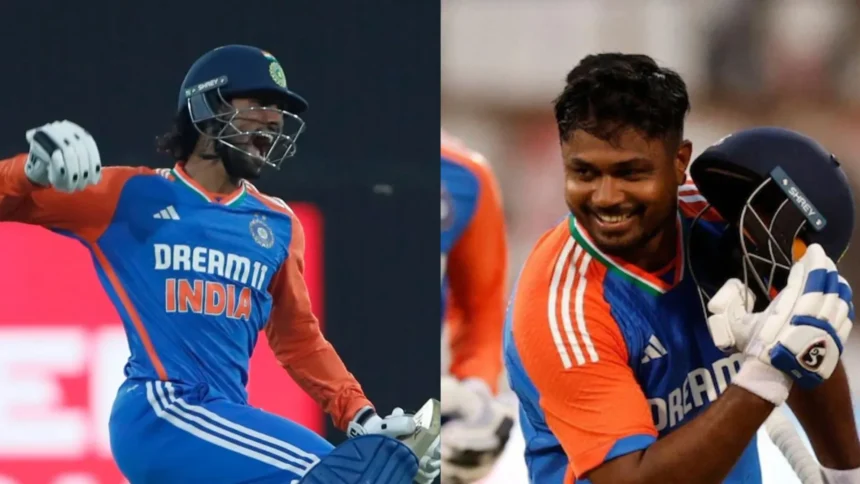 IND vs SA- ind vs sa - tilak varma and Sanju samson